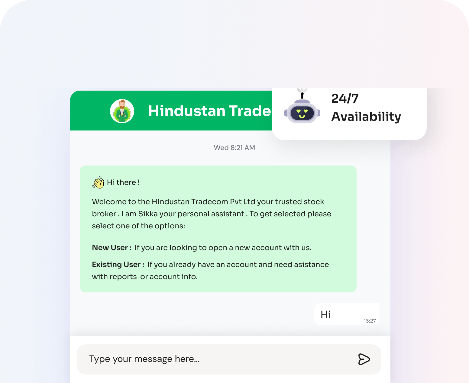 24/7 Availability