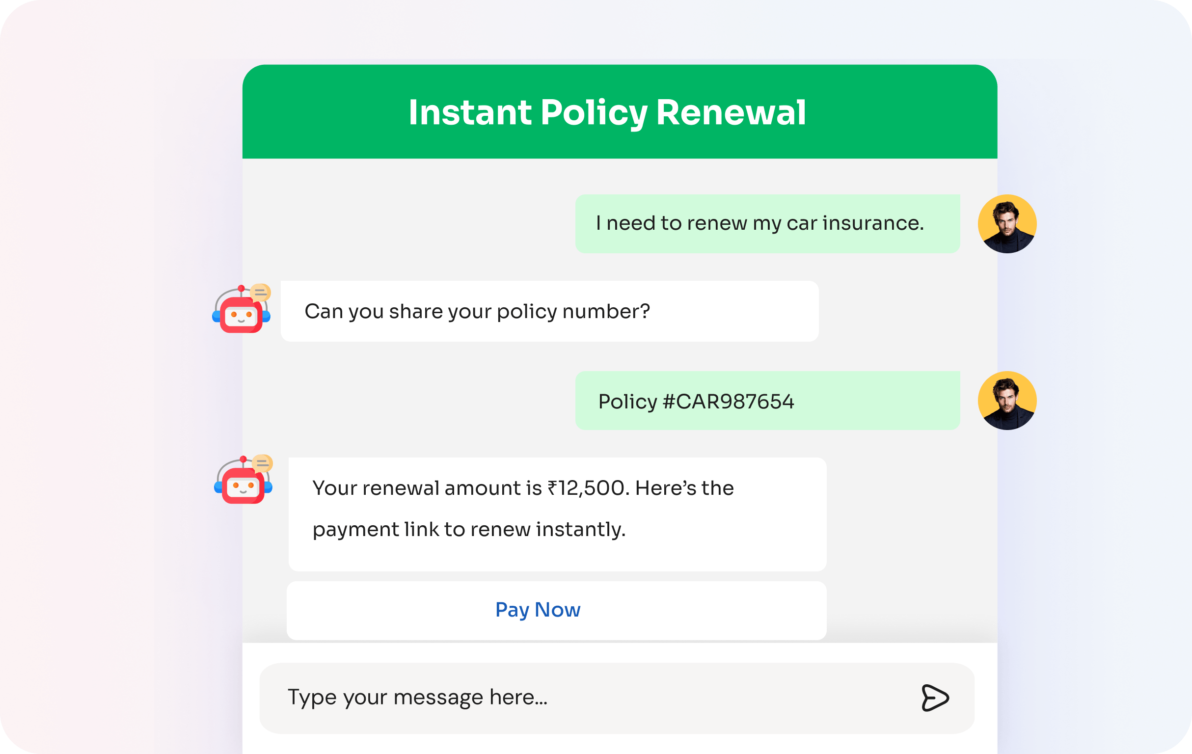 Instant Account Info