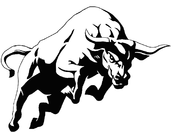 A bull representing the stock market